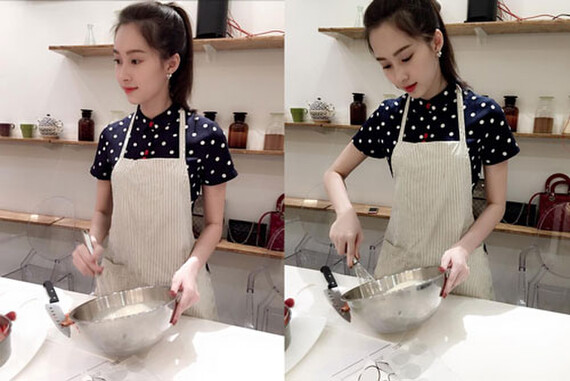 Thời trang vào bếp của mỹ nhân Việt: Elly Trần càng ngắm càng hoa mắt ảnh 3