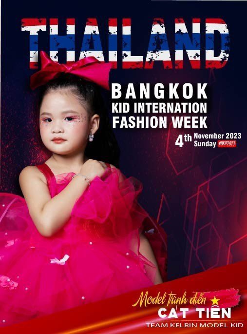 Đạo diễn catwalk Kelbin Phạm mang dàn chiến binh đến với tuần lễ thời trang Bangkok Kids International Fashion Week 2023 