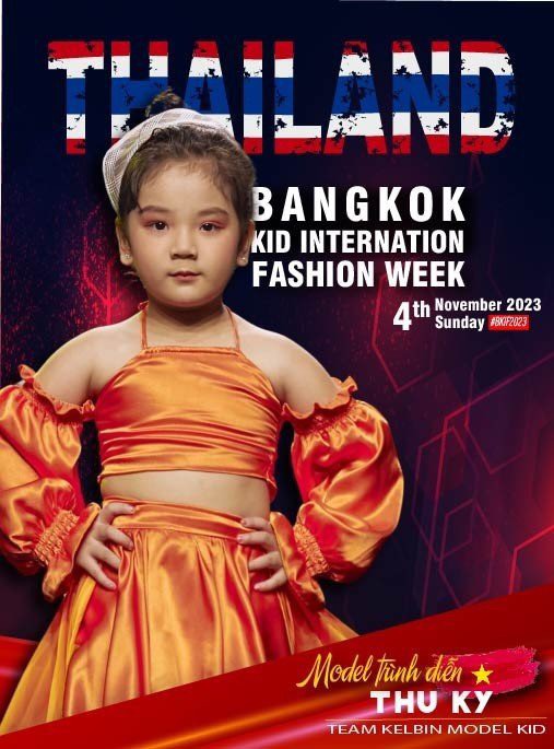 Đạo diễn catwalk Kelbin Phạm mang dàn chiến binh đến với tuần lễ thời trang Bangkok Kids International Fashion Week 2023 